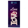 Lampka nocna na baterie Dekoracyjna Napis LOVE Biały 16x LED MILAGRO EKD3935