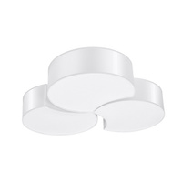 Lampa Sufitowa Oprawa Natynkowa 6x E27 Plafon Okrągła Biała Nowoczesna Circle Sollux