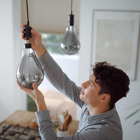 Żarówka LED E27 A160 6.5W = 20W 200lm 1800K Ciepła 300° FILAMENT Vintage Dymiona Ściemnialna Decorative Philips