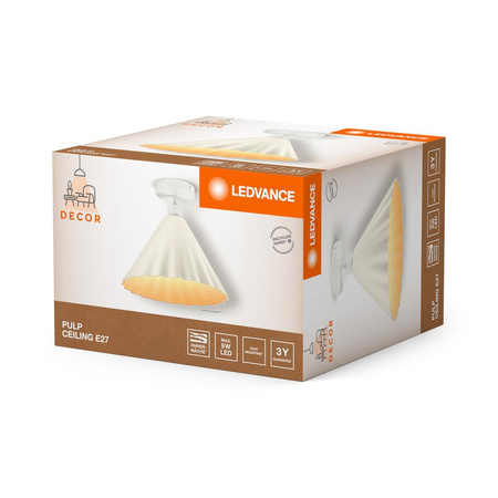 Lampa Sufitowa Dekoracyjna Żyrandol E27 Biały Decor Ledvance