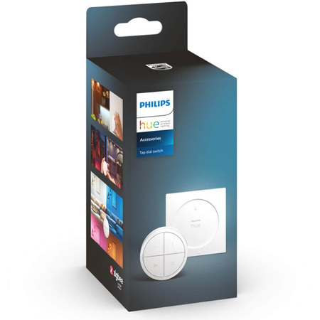 Pilot Przełącznik Ścienny Ściemniacz Biały Philips Hue Tap Dial Switch Bluetooth Zigbee