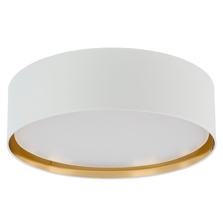 Lampa Sufitowa Plafon Oprawa BILBAO WHITE/GOLD Okrągła Biało-Złota 60cm 15W 4xE27 3433 TK Lighting