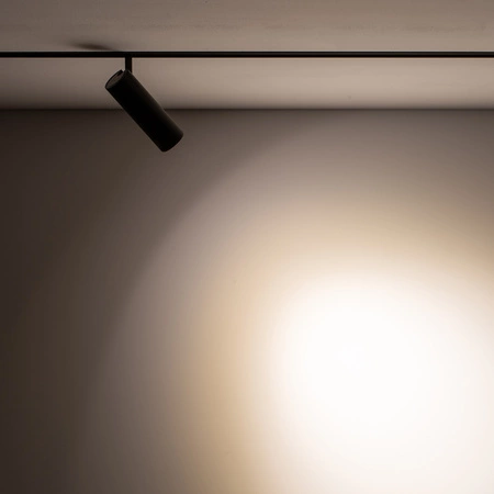 Reflektor Szynowy Lampa do Szynoprzewodów 1-fazowy LED 15W 1020lm 3000K Ciepła Czarny Nowoczesna LVM SPOT 10147 Nowodvorski