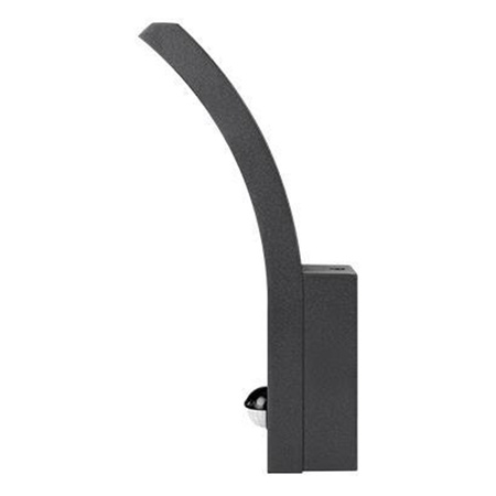 Kinkiet Ogrodowy Elewacyjny Lampa Zewnętrzna LED 9W 4000K IP54 z Czujnikiem Ruchu i Zmierzchu