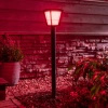 Lampa Ogrodowa Zewnętrzna LED SŁUPEK 100cm 15.2W 1140lm IP44 White and Color Ambiance RGB + TW Czarna Inteligentna SMART Zigbee Bluetooth Econic Philips HUE