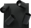 Lampa sufitowa QUALIS SPOT Oprawa Halogenowa 4xGU10 Czarna