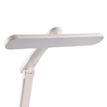 Lampka Biurkowa LED Stołowa 6W 400lm 4000K Neutralna 120° Biała Ściemnialna Bari Sanico Goldlux