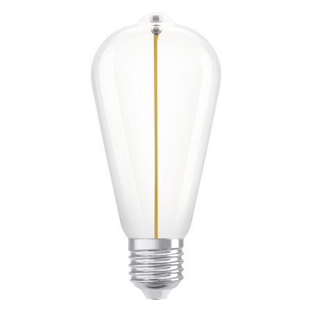 Żarówka LED Dekoracyjna ST64 Kula E27 2.2W = 16W 150lm 2700K Ciepła 320° Filament Vintage 1906 Osram