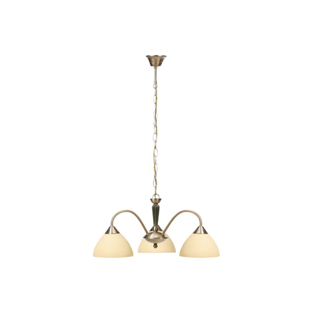 Lampa Sufitowa Wisząca Żyrandol 3x E14 Brązowy Klasyczny Regina Rabalux