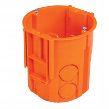 Puszka Instalacyjna Podtynkowa Podwójna Głęboka Elektryczna 1x60 z Wkrętami PAWBOL