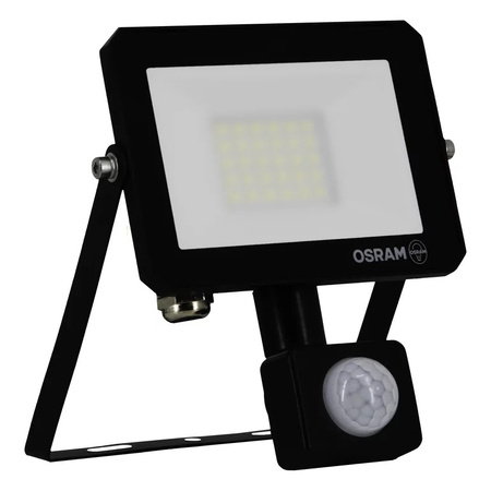 Naświetlacz LED Halogen Zewnętrzny Reflektor 20W 3000K 1800lm IP65 z Czujnikiem Ruchu i Zmierzchu SENSOR FLOODLIGHT LUX OSRAM