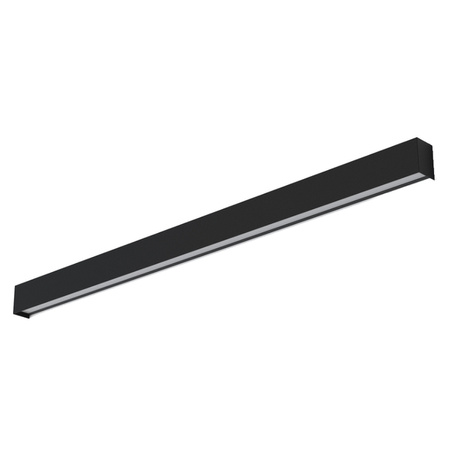 Lampa Ścienna STRAIGHT L 7595 Nowodvorski Czarna LED Tube T8 Kinkiet 122cm Minimalistyczna