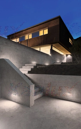 Lampa Ogrodowa Zewnętrzna Elewacyjna DULI LED 6,5W 4000K IP54 Natynkowa Grafitowa Kanlux