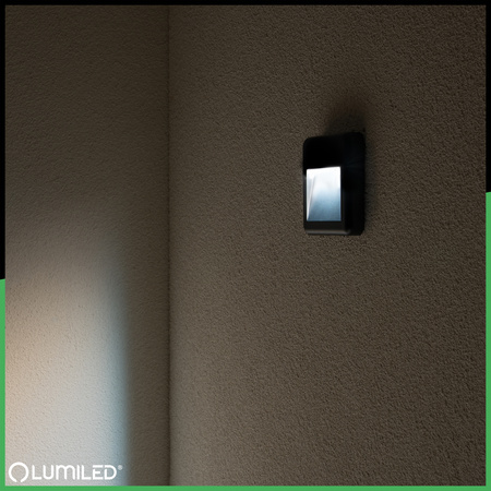 Lampa Ogrodowa Zewnętrzna Schodowa Kinkiet Elewacyjny CCT 3000-6500K LED 4W IP65 VIREO LUMILED