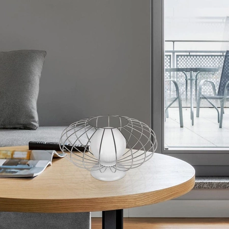 Lampka stołowa stojąca KRONOS 1xE14 IP20 Chrom Metal Milagro