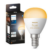 Żarówka LED E14 P45 5,1W CCT PHILIPS HUE White Ambiance Bluetooth Zigbee