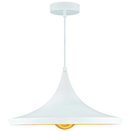 Lampa Wisząca Sufitowa Żyrandol IL MIO MODERN P-306A E27 Biało-Złota - GOLDLUX (Polux)