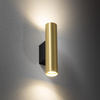 Kinkiet Ścienny Lampa Natynkowa 2x GU10 Złota Nowoczesna FOURTY WALL M 10754 Nowodvorski