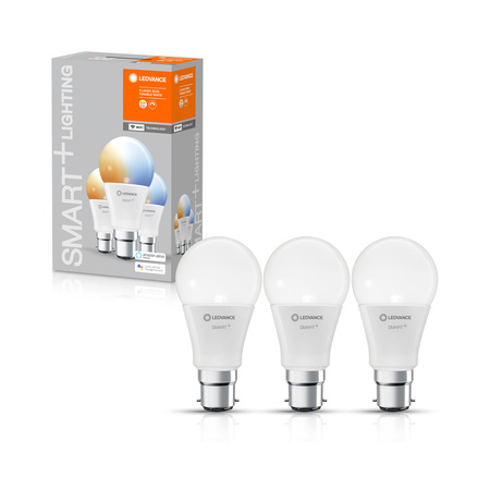 3PAK Żarówka LED B22d A60 9W 806lm 215° SMART+ WiFi CCT Ściemnialna Classic LEDVANCE
