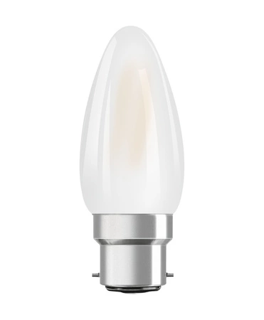 Żarówka LED B35 Świeczka B22d 4W = 40W 470lm 4000K Neutralna 300° Retrofit Filament CLASSIC Osram