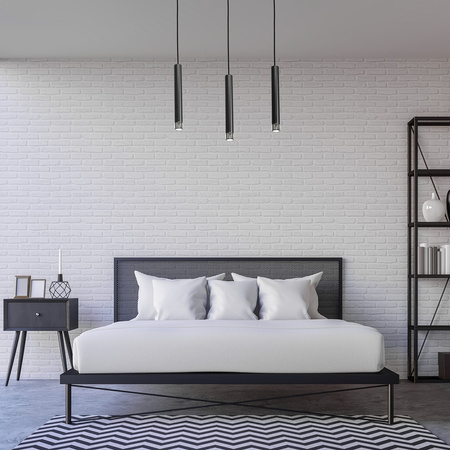 Lampa wisząca DANI 3xGU10 Wąski Klosz Czarna Chrom MLP6232 Milagro Metal