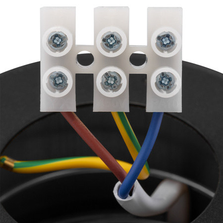 Oprawa HALOGENOWA Natynkowa SUNLA Tuba Gx53 LED Spot Kinkiet Sufitowa Walec Czarny LUMILED