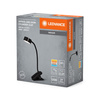 Lampa Stołowa Biurkowa LED Klips Regulowana 4.8W 221lm CCT Ściemnialna Czarny Office Line Ledvance