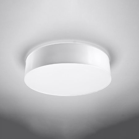Lampa Sufitowa Oprawa Natynkowa 4x E27 Plafon Okrągła Biała Minimalistyczna Arena Sollux