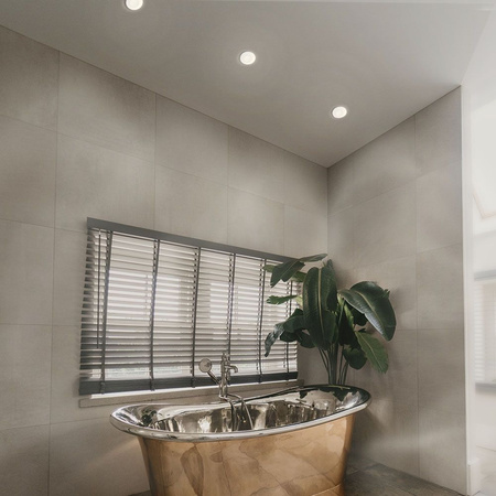 Oprawa Podtynkowa Wpuszczana HALOGENOWA Punktowa Okrągła GU10 Biała Videx