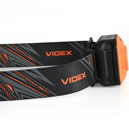 Latarka Czołowa Akumulatorowa LED 5W 400lm 8 Trybów Pracy USB-C Wodoszczelna IP65 Videx