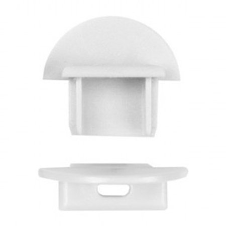 Profil Aluminiowy do Taśm LED Anodowany Wpuszczany 2m z Przezroczystym Kloszem i Zaślepkami Ecolight