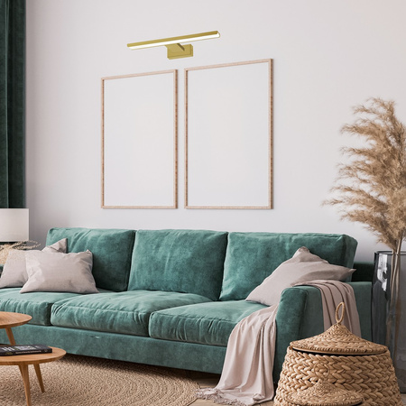 Lampa Ścienna Kinkiet PINTO SATIN Złota 7W LED 30cm Milagro