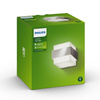 Kinkiet Ogrodowy Lampa Elewacyjna Zewnętrzna E27 IP44 Srebrna Shades Philips