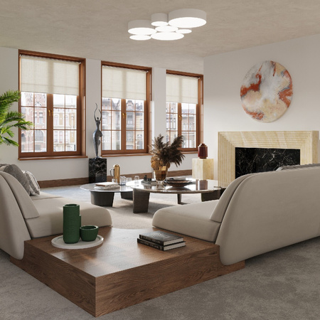 Lampa Sufitowa Plafon 2x E27 Okrągła Biała Minimalistyczna Arena Sollux