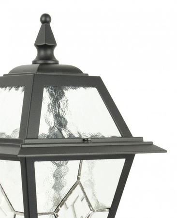 Lampa Ogrodowa Zewnętrzna Słupek LATARNIA E27 Witraż OGMWN 2 N 185-285cm czarny Su-Ma
