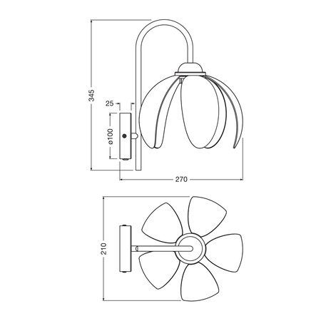 Kinkiet Ścienny Lampa Dekoracyjna E27 Beżowa Decor Rattan Lotus Osram