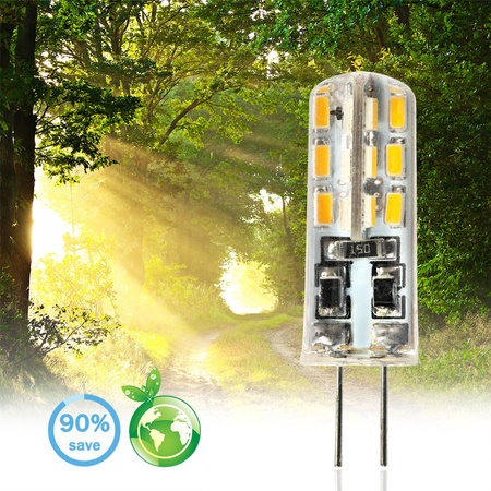 10x Żarówka LED G4 Kapsułka 2W = 20W 200lm 3000K Ciepła 360° 12V LUMILED