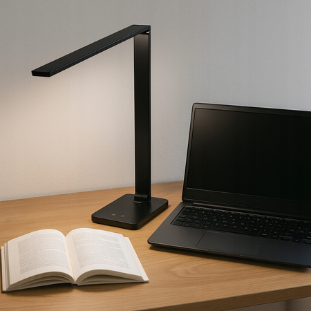 Lampka Biurkowa Nocna LED 7W 2700K-6000K CCT USB Ściemnialna Dotykowa