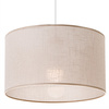 Lampa Wisząca Sufitowa VIVIAN E27 Abażur Beżowa LM-1.209 Lamkur
