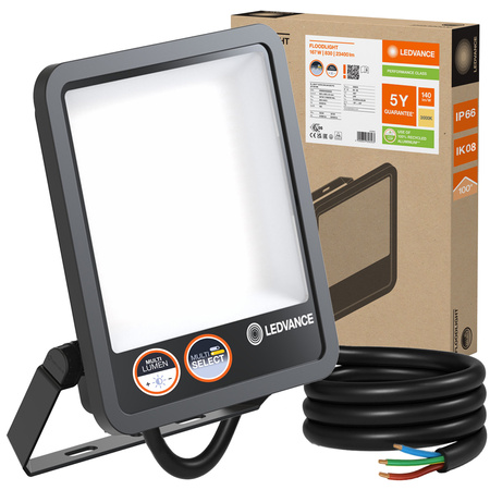 Naświetlacz LED Reflektor Zewnętrzny Lampa 167W 23400lm 3000K IP66 Czarny Floodlight Ledvance