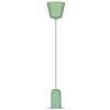Lampa Wisząca Oprawa E27 Betonowy klosz z zielonym kablem VT-7668 V-TAC