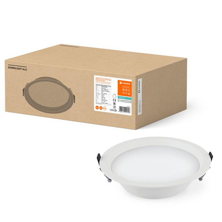 Panel LED Oprawa Podtynkowa Punktowa 35W 3150lm 4000K Neutralna Ściemnialna Oczko Spot Biały Downlight Ledvance