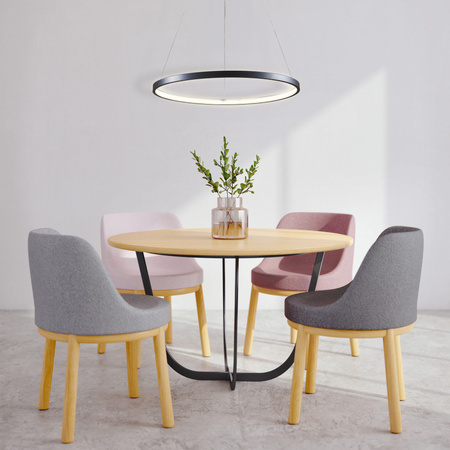 Lampa Sufitowa LED Wisząca Zwis 20W 2600lm 4000K Neutralna 120° Czarna LEA Sanico Goldlux