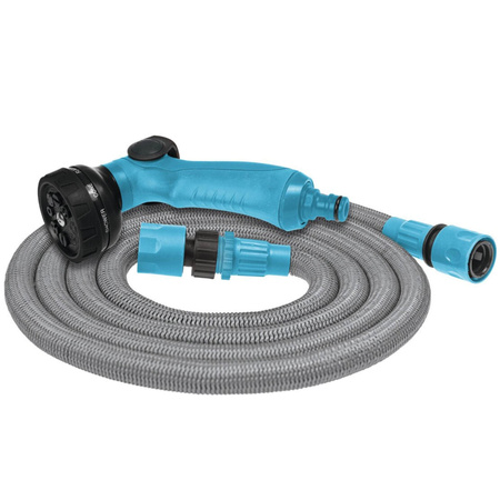Wąż Ogrodowy do Wody 22,5m Rozciągliwy z Pistoletem i Złączkami BASIC CELLFAST