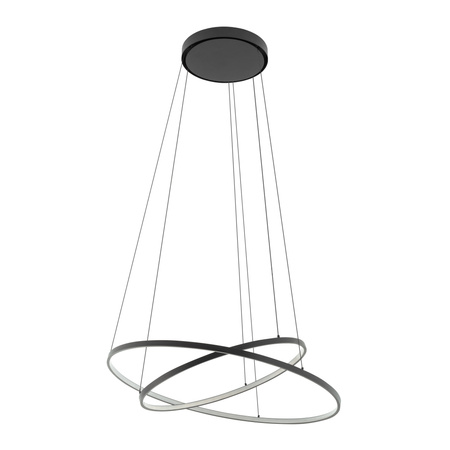 Lampa Sufitowa Wisząca LED 35W 1300lm 4000K Neutralna Czarna Nowoczesna CIRCOLO LED 10864 Nowodvorski