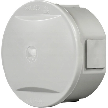 Puszka Natynkowa Hermetyczna z Pokrywą Klik 4 Dławiki IP44 PAWBOL