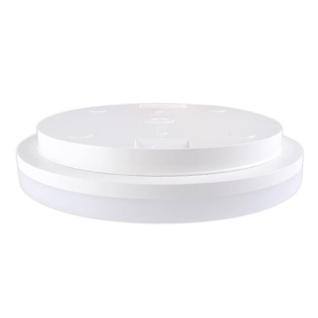 Plafon LED Lampa Sufitowa Łazienkowy Natynkowy 18W 1880lm 4000K Neutralny z Czujnikiem Ruchu Okrągły Biały IP54 Minos Masterled