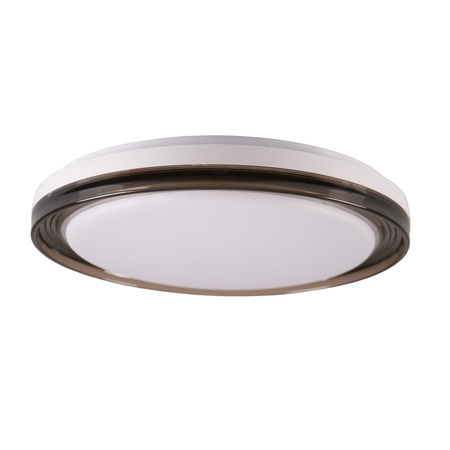 Plafon LED Oprawa Sufitowa 48W 5300lm CCT 120° Biała Czarna IP44 Pilot Ściemnialna Halina Sanico Goldlux