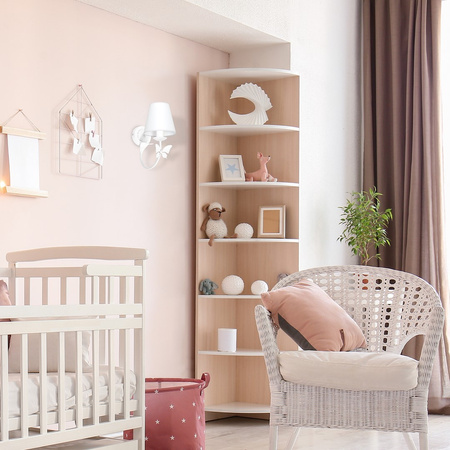 Lampa Ścienna Kinkiet ALICE Biała 1xE14 Milagro