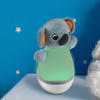 Lampka Dekoracyjna LED Bateryjna Biała Różowa Koala Sanico Goldlux